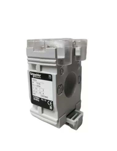 Transformador de corriente Schneider 16454 ta 125//5a barra colectora 20x5mm